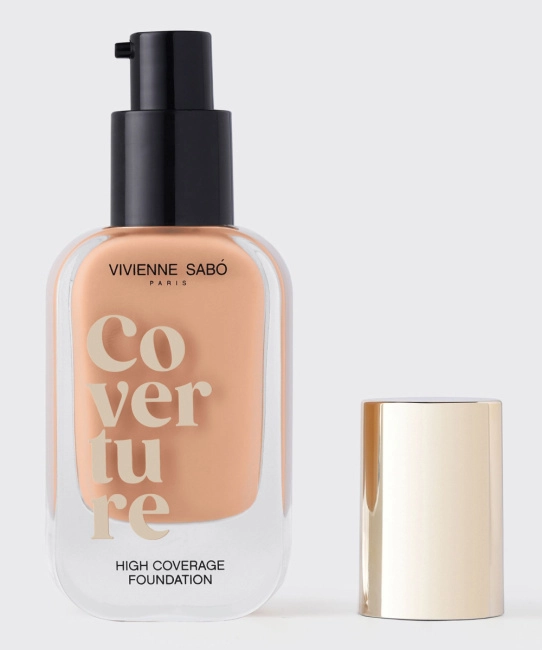 Vivienne Sabo Крем тональный с плотным покрытием "Coverture" тон 02: светло-бежевый, 28мл (1)
