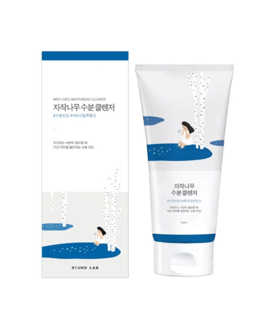 Round Lab Пенка увлажняющая очищающая для лица BIRCH JUICE MOISTURIZING CLEANSER, 150мл (1)