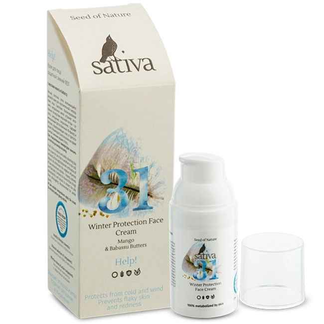 Sativa Крем для лица защитный зимний № 31, 30мл