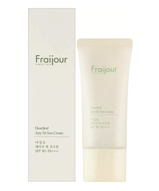 Fraijour Крем для лица солнцезащитный Heartleaf Airy Fit Sun Cream SPF 50+ PA ++++, 50мл (1)