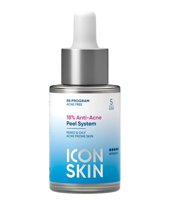 Icon skin Пилинг для проблемной кожи / PEELING 18% for oily and combination acne prone skin, 30мл