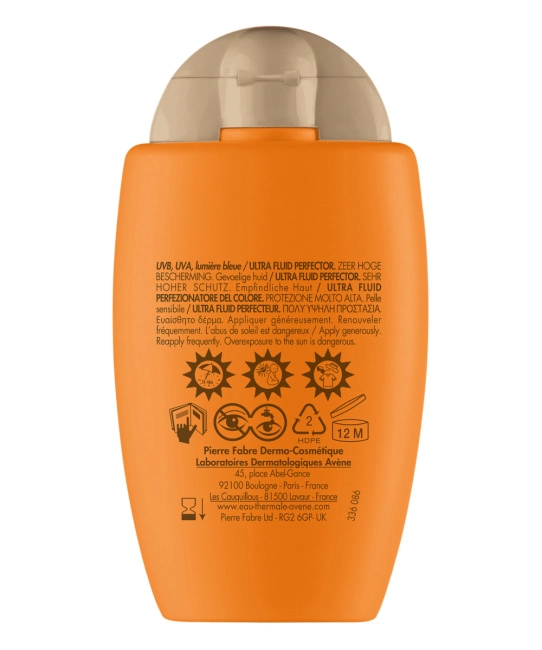 AVENE Ультралегкий солнцезащитный флюид-перфектор для лица SPF 50+, 50мл (1)