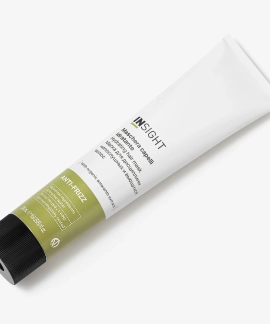 INSIGHT Маска для дисциплины непослушных и вьющихся волос ANTI-FRIZZ HYDRATING MASK tube, 200мл (1)