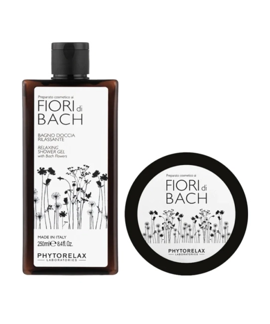 Phytorelax Набор по уходу за телом BACH FLOWERS SHOWERGEL + RICH BODY CREAM, 550мл (1)