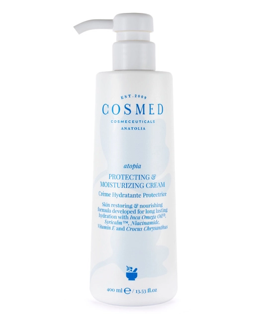 Cosmed Крем защитный увлажняющий для сухой и  и очень сухой кожи ATOPIA PROTECTING & MOISTURIZING CREAM, 400мл