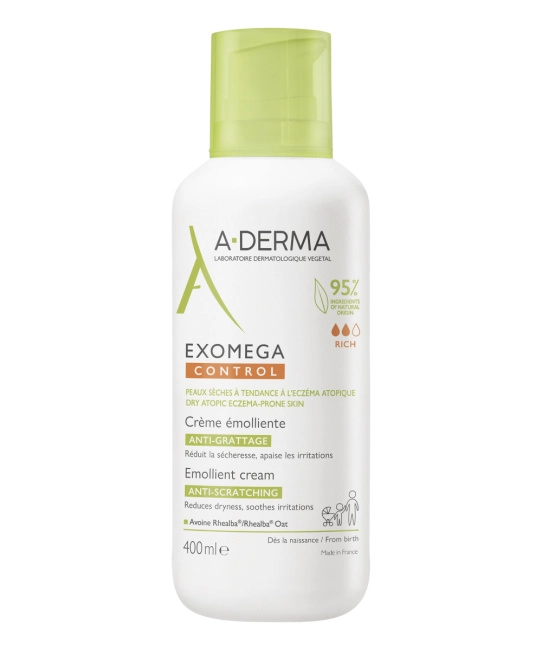 A-DERMA Крем смягчающий для лица и тела EXOMEGA CONTROL, 400мл
