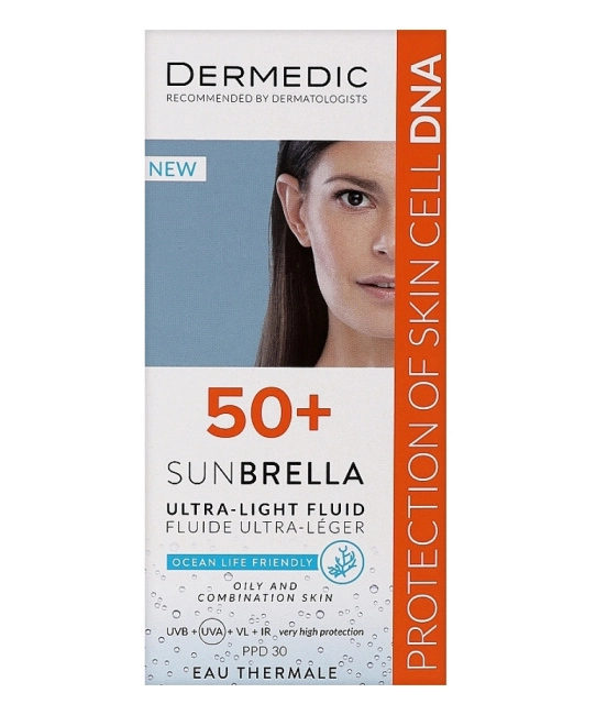 Dermedic Ультралегкий флюид SPF 50+ для жирной и комбинированной кожи, 40мл (2)