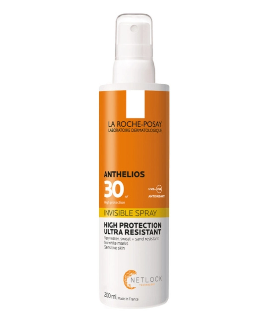 La Roche-Posay Спрей для лица и тела солнцезащитный невидимый SPF 30+, 200мл