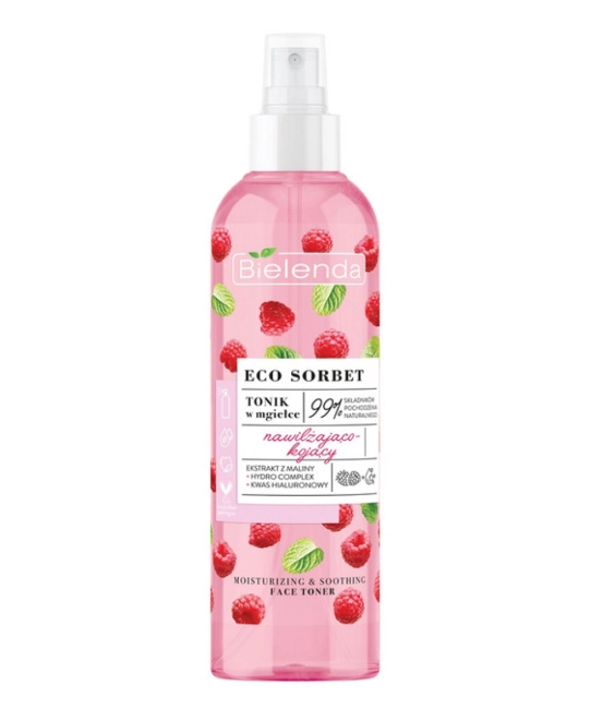 Bielenda Bielenda Тоник увлажняющий и успокаивающий ECO SORBET Raspberry, 200мл
