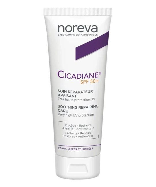 Noreva Крем восстанавливающий смягчающий SPF 50+ Cicadiane, 40мл