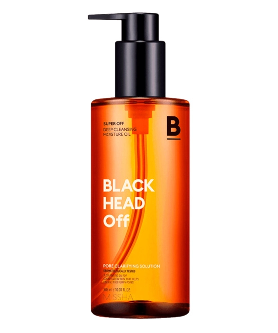MISSHA Масло очищающее для лица Super Off Cleansing Oil (Blackhead Off), 305мл