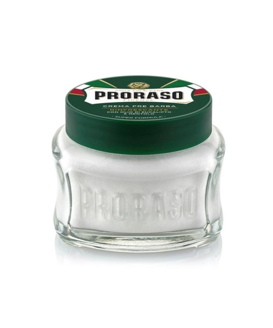 PRORASO Крем до бритья освежающий с маслом эвкалипта и ментолом, 100мл (1)