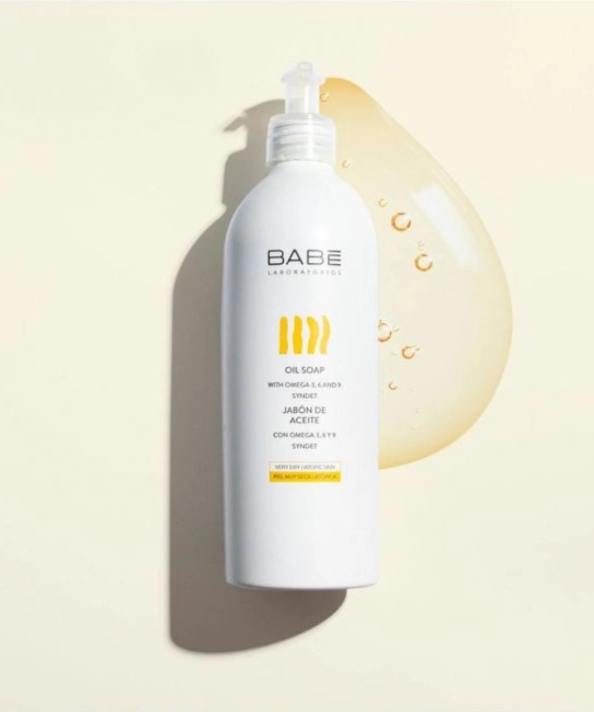 BABE Laboratorios Мыло масляное для душа для сухой и чувствительной кожи, 500мл (1)