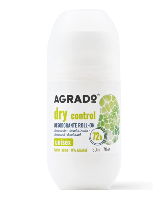 Agrado Дезодорант-антиперспирант шариковый унисекс DRY CONTROL, 50мл