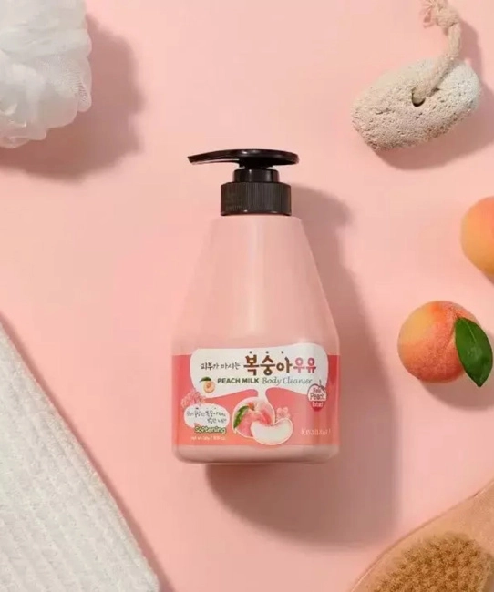 WELCOS Гель для душа персиковый, 560мл (2)