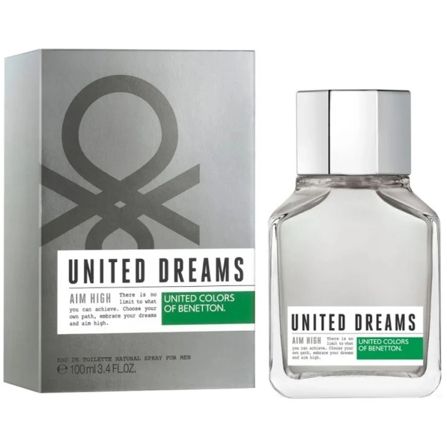 Benetton Туалетная вода для мужчин United Dreams Aim Hig, 100мл