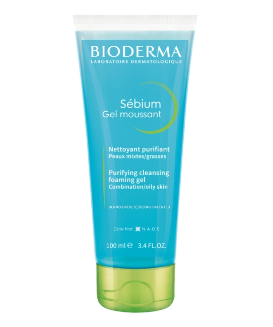 Bioderma Гель для ежедневного очищения жирной и комбинированной кожи, 100мл