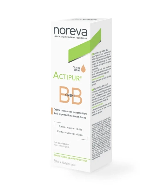 Noreva Крем для лица BB, светлый тон, Actipur, 30мл (1)
