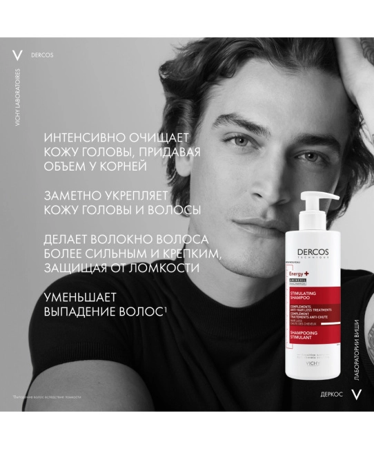 VICHY Шампунь против выпадения волос, 400мл (4)