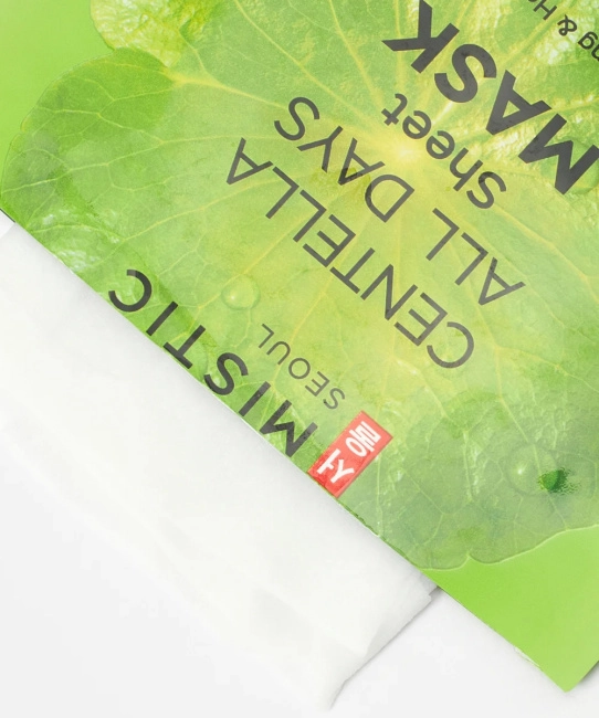 MISTIC MISTIC CENTELLA ALL DAYS Sheet mask Тканевая маска для лица с экстрактом цeнтеллы азиатской, 24мл	, 24мл (2)