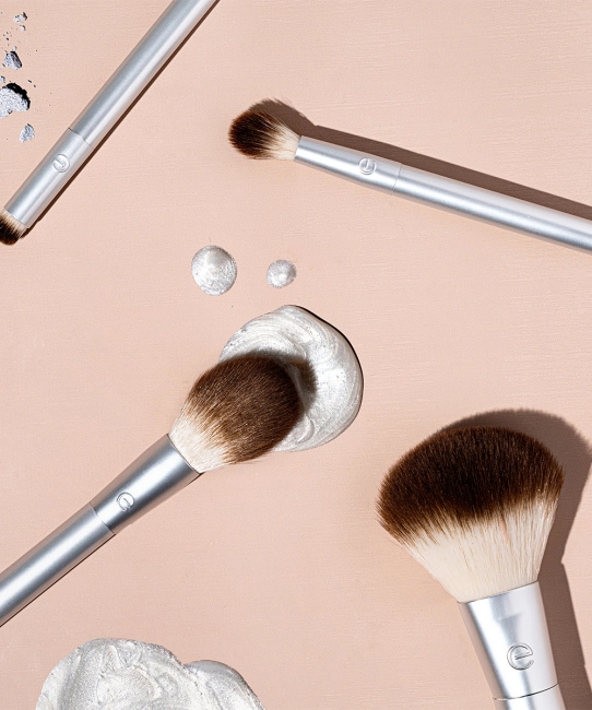 EcoTools Набор кистей для макияжа Precious Metals, 4шт (1)