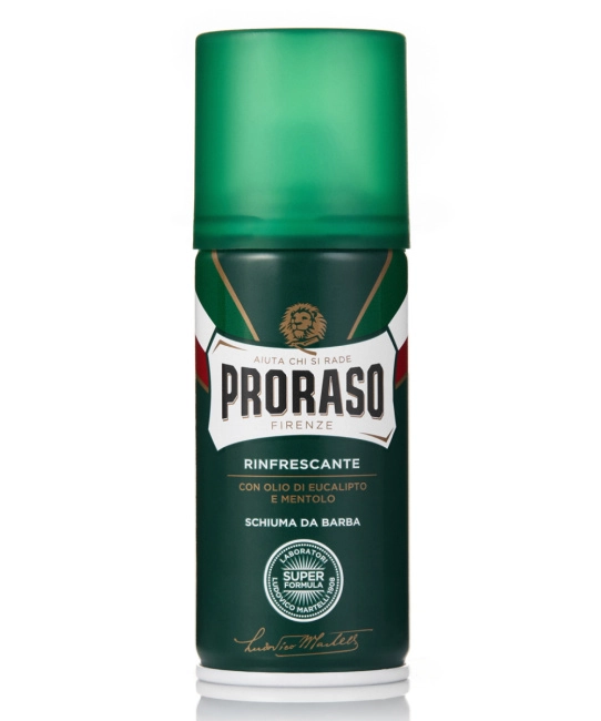 PRORASO Пена для бритья освежающая с маслом эвкалипта и ментолом, 100мл
