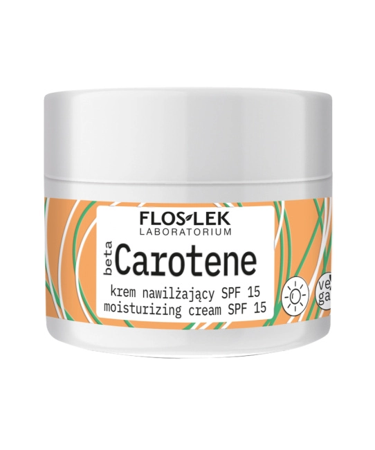 Floslek Крем для лица увлажняющий дневной SPF15  betaCAROTENE, 50мл
