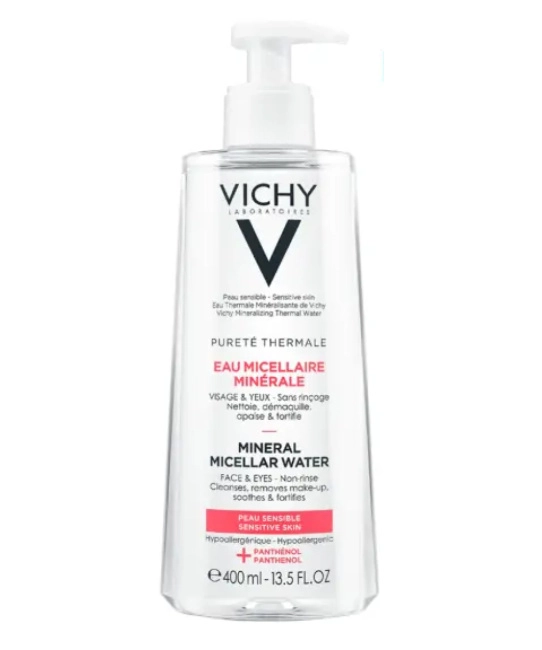 VICHY Мицеллярная вода с минералами для чувствительной кожи, 400мл (1)