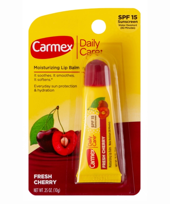 Carmex Бальзам для губ вишня SPF 15  в тубе, 10г (1)