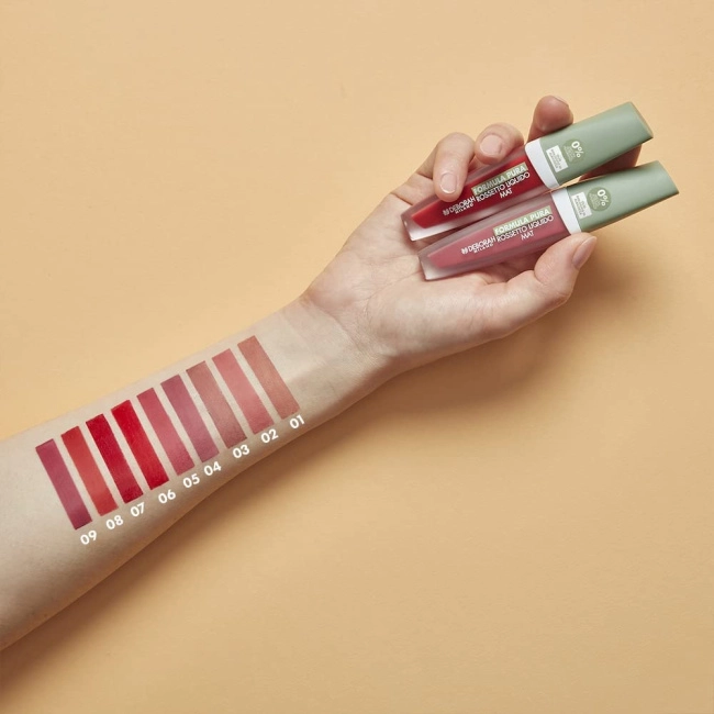 Deborah Milano Помада матовая жидкая FORMULA PURA ROSSETTO LIQUIDO MAT тон 03, 4.5мл (1)