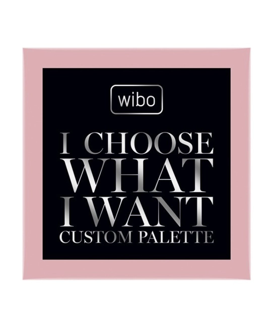 Wibo Кассета для косметики маленькая I CHOOSE WHAT I WANT CUSTOM PALETTE, 1шт