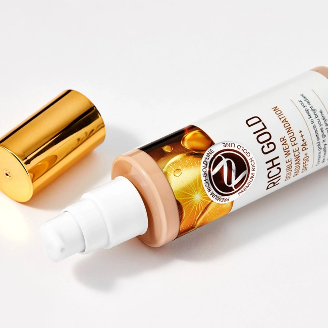 Enough Увлажняющая основа с эффектом сияния и экстрактом золота SPF 50+ PA+++, тон 21, 100г (3)