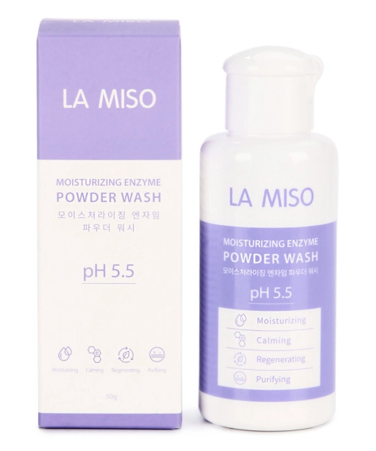 LA MISO Энзимная пудра для умывания Увлажняющая pH 5.5, 50г (1)