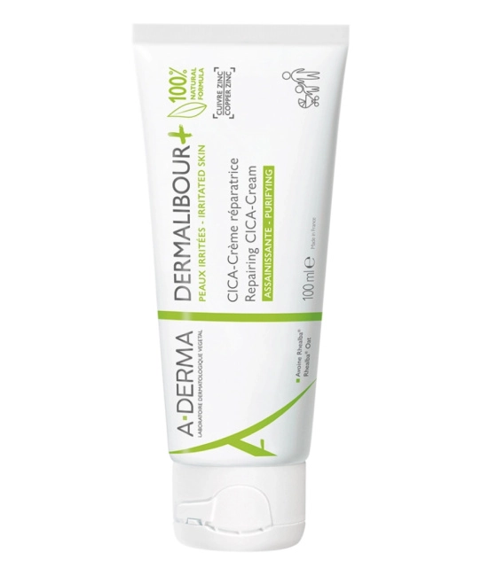 A-DERMA Крем восстанавливающий Dermalibour+ Cica, 100мл