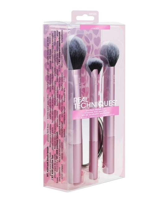 Real Techniques Набор кистей для макияжа Love IRL Perfect Finish, 4шт (2)