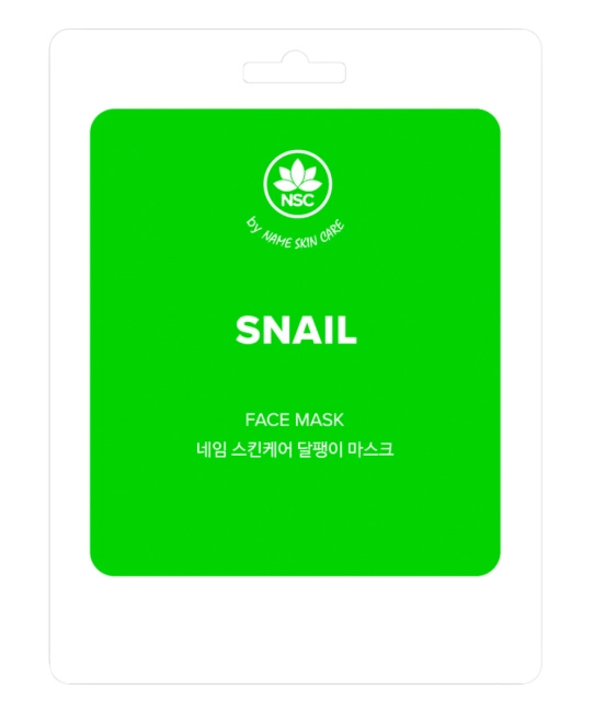 NAME SKIN CARE Маска тканевая для лица с Муцином Улитки, 22мл