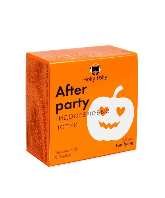 Holly Polly Гидрогелевые патчи для глаз с ниацинамидом и экстрактом тыквы, 60шт (4)
