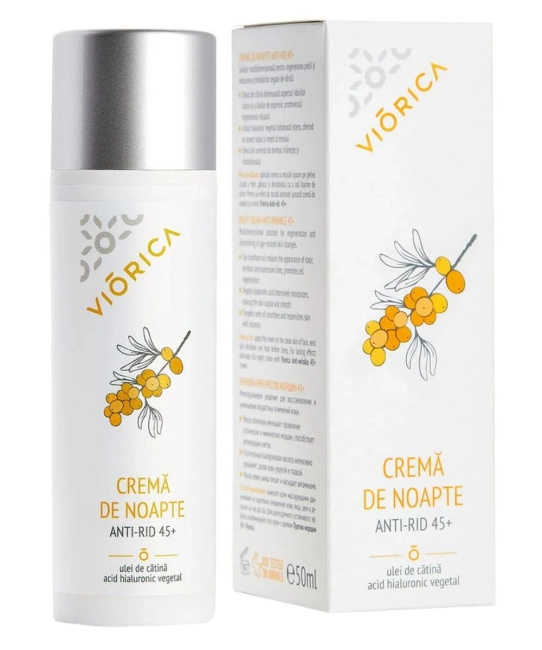 Viorica Крем для лица ночной против морщин 45+, 50мл (1)
