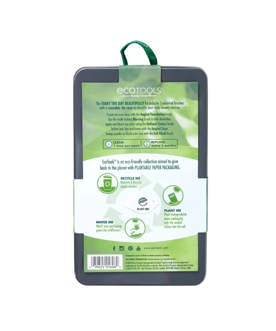 EcoTools Набор кистей для макияжа The Day Beautifully Kit, 5шт (4)