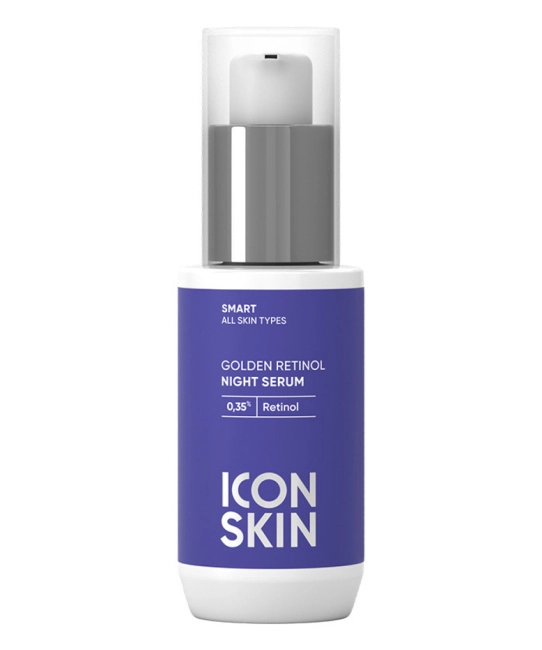 Icon skin Ночная сыворотка на основе 0,35% ретинола GOLDEN RETINOL, 30мл