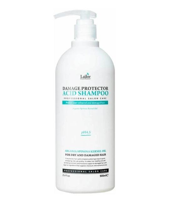Lador Шампунь для волос с аргановым маслом LA'DOR DAMAGE PROTECTOR ACID SHAMPOO, 900мл