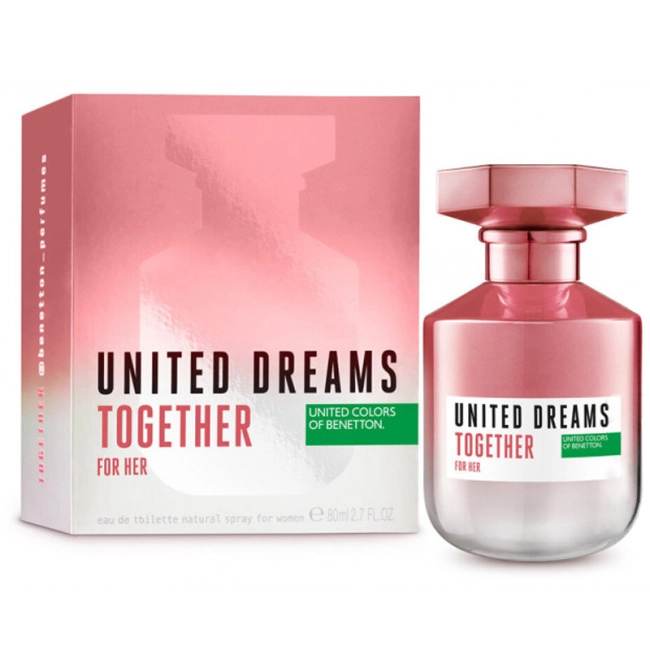 Benetton Туалетная вода для женщин United Dreams Together for Her, 80мл