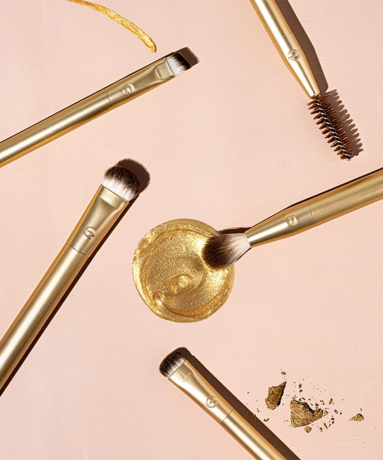 EcoTools Набор кистей для макияжа глаз Precious Metals, 5шт (3)