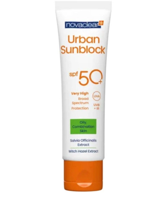 NovaClear Крем защитный для жирной и комбинированной кожи SPF50+, 40мл