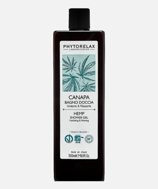 Phytorelax Гель для душа с конопляным маслом Увлажнение и Расслабление, 500мл