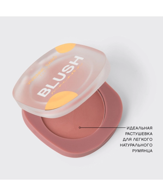 Vivienne Sabo Vivienne Sabo Румяна матовые для лица Macaron тон 04 натуральный розовый, 4,1 г, 4.1г (4)