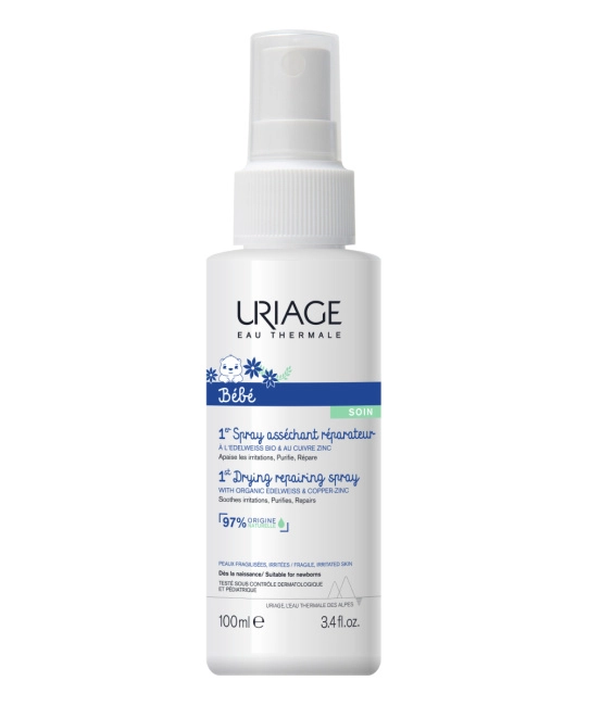 Uriage Первый спрей против раздражений CU Zn+ BEBE 1ER SPRAY CU ZN, 100мл