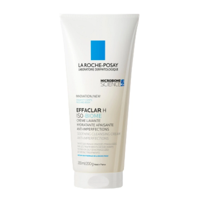 La Roche-Posay Крем-гель для лица очищающий успокаивающий против несовершенств Н Iso-Biome, 200мл