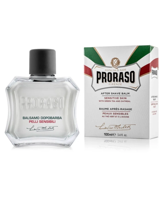PRORASO Бальзам после бритья для чувствительной кожи с зеленым чаем и овсом, 100
