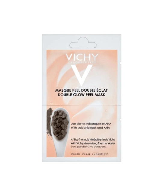 VICHY Маска-пилинг для лица минеральная Двойное сияние, 12мл
